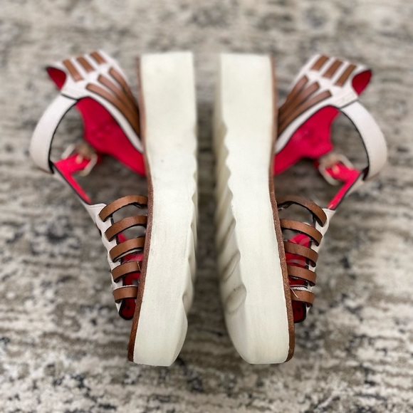 Rare Coach Putnam Huarache Leather Platform Sandals Legacy size 9 - Picture 13 of 13